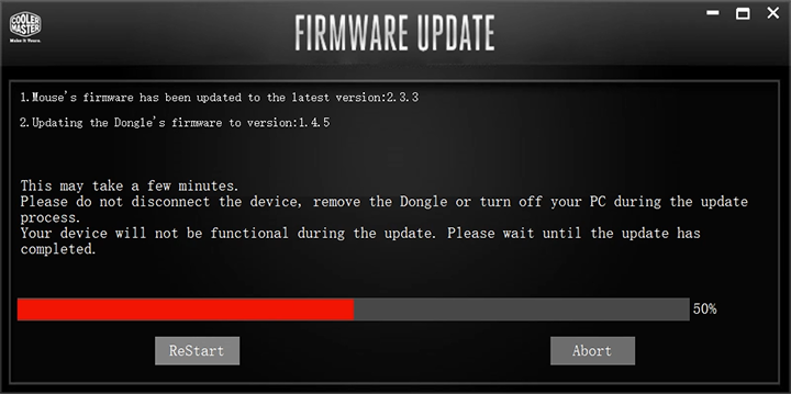 MM731 Firmware Update - Dongle