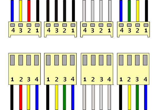 3 Pin And 4 Fan Wire Diagrams