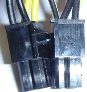 4+4 pin connector