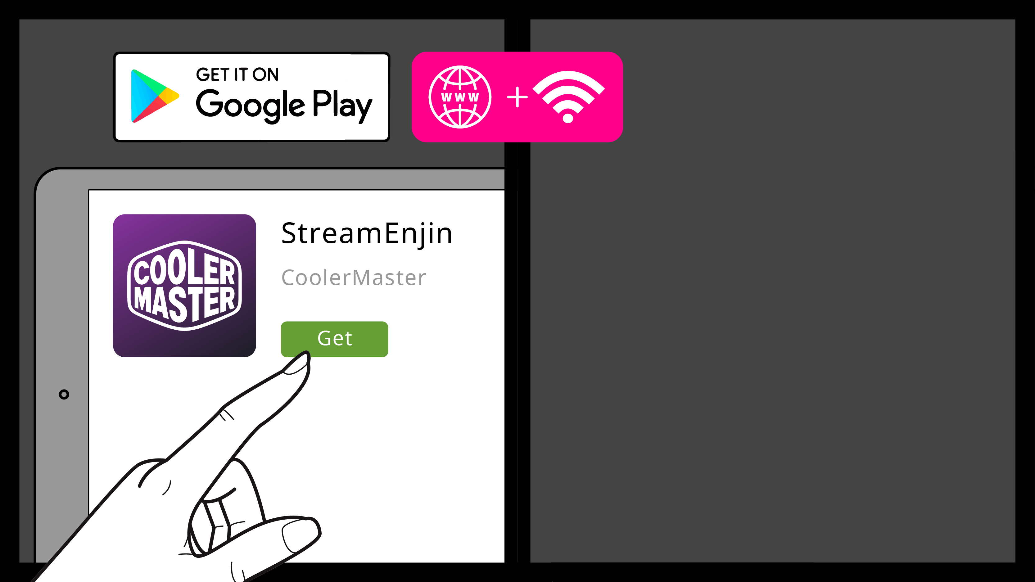 StreamEnjin - Setup Guide - Android WIFI control - Step 1