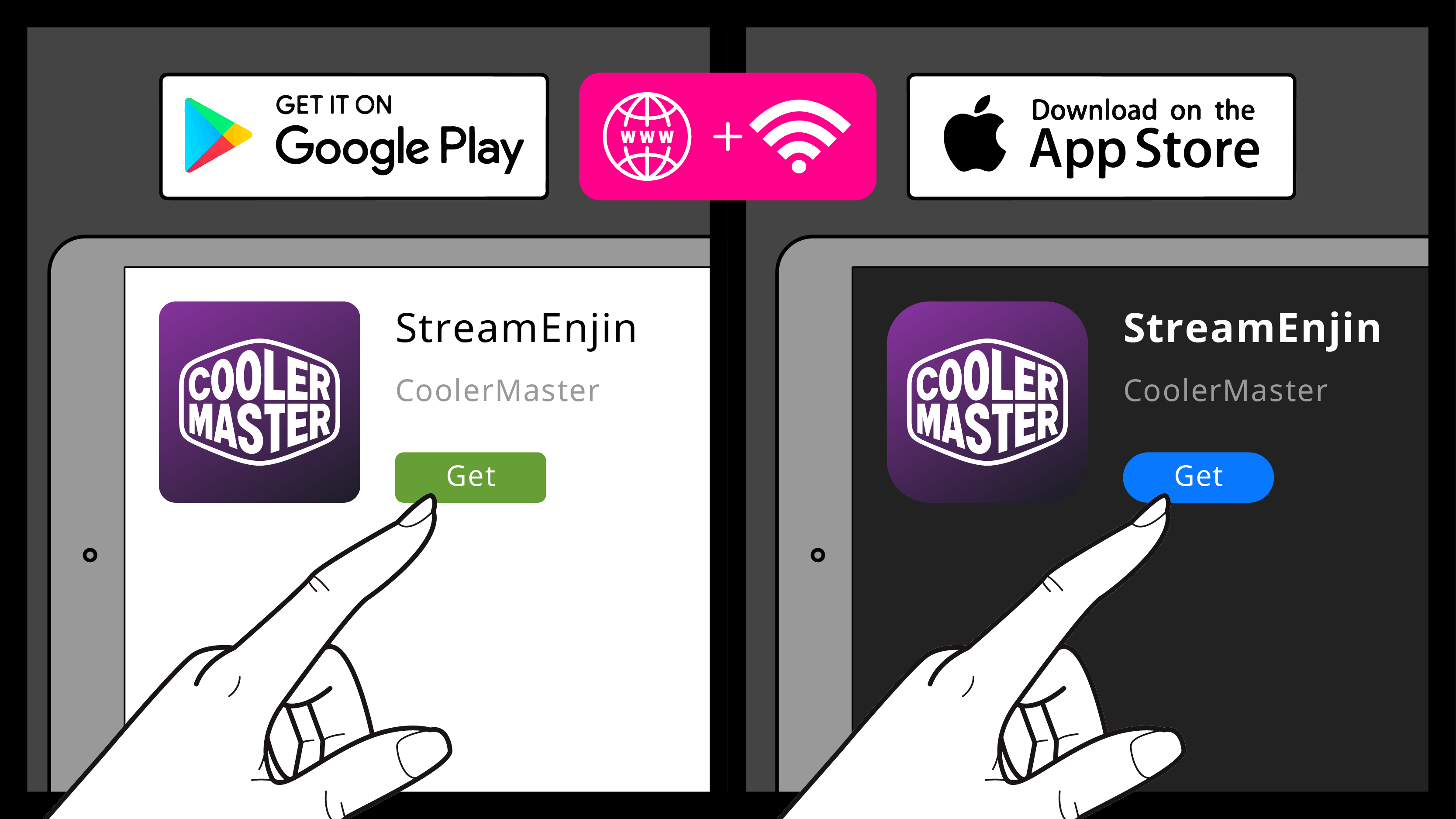 StreamEnjin - Setup Guide - Android/IOS WIFI control - Step 1